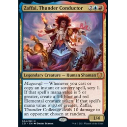 Magic Löskort: Commander: Strixhaven: Zaffai, Thunder Conductor (Foil)