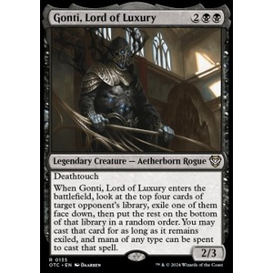 Magic löskort: Commander: Outlaws of Thunder Junction: Gonti, Lord of Luxury