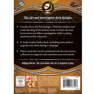 Arkham Horror: The Card Game - Carolyn Fern Investigator Deck