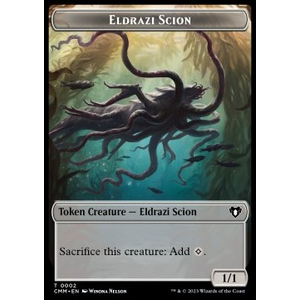 Magic löskort: Commander Masters: Graveborn Token (BR 3/1) // Eldrazi Scion Token (C 1/1)