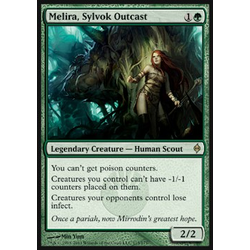 Magic löskort: New Phyrexia: Melira, Sylvok Outcast (Foil)
