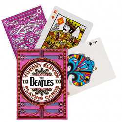 theory11 The Beatles playing cards (Pink)