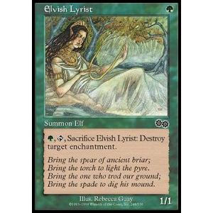 Magic löskort: Urza's Saga: Elvish Lyrist