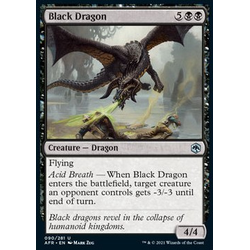 Magic löskort: Adventures in the Forgotten Realms: Black Dragon