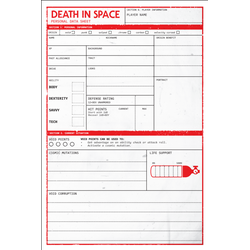 Death in Space RPG: Character Sheets