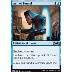 Magic löskort: Core Set 2019: Aether Tunnel