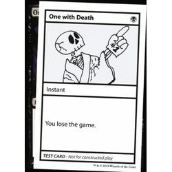 Magic löskort: Mystery Booster: Playtest Cards: One with Death