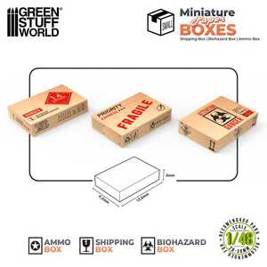 Miniature Paper Boxes: Small Printed