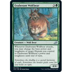Magic löskort: Ikoria: Lair of Behemoths: Exuberant Wolfbear (Foil)