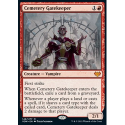 Magic löskort: Innistrad: Crimson Vow: Cemetery Gatekeeper (Foil)