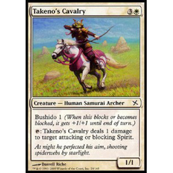 Magic löskort: Betrayers of Kamigawa: Takeno's Cavalry