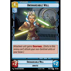 Star Wars: Unlimited Löskort: Twilight of the Republic: Unshakeable Will