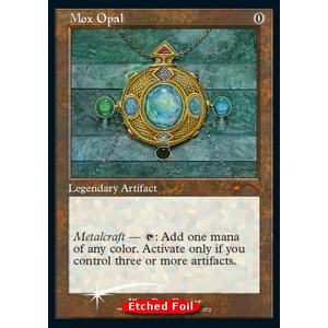Magic löskort: Secret Lair Drop Series: Mox Opal  (Etched Foil)
