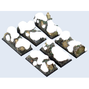 Winter Forest Bases, Cavalry - 25x50mm (3)