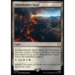 Magic löskort: Commander: The Lord of the Rings: Tales of Middle-earth: Shineshadow Snarl
