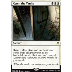 Magic löskort: Commander 2016 Open the Vaults