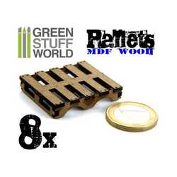 Green Stuff World - 8x Laser Cut PALLETS