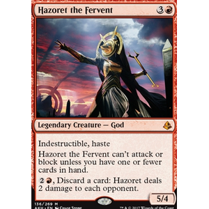 Magic löskort: Amonkhet: Hazoret the Fervent (Foil)