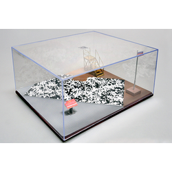 Diorama Display Case 316×276×136 mm – Sand Table