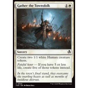 Magic löskort: Magic: Innistrad Remastered: Gather the Townsfolk