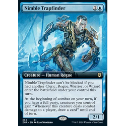 Magic löskort: Zendikar Rising: Nimble Trapfinder (alternative art)