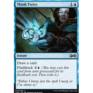 Magic löskort: Ultimate Masters: Think Twice (Foil)