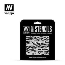 Vallejo Stencils: Pixelated Modern Camo