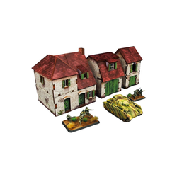 Pre-Painted WW2 Normandy Farmhouse with Outbuildings (15mm)