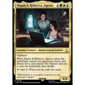 Magic löskort: Assassin's Creed: Shaun & Rebecca, Agents
