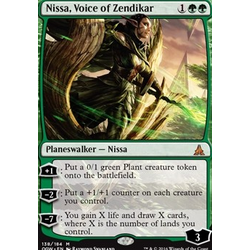 Magic löskort: Oath of the Gatewatch: Nissa, Voice of Zendikar (Foil)