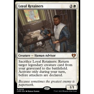 Magic löskort: Commander Masters: Loyal Retainers