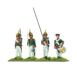 Crimean War: Russian Infantry in Summer Dress Command (metal) (4)