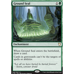 Magic löskort: Commander 2018: Ground Seal