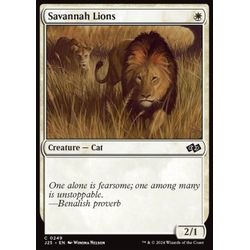 Magic löskort: Magic: Foundations Jumpstart: Savannah Lions