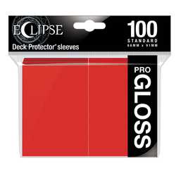 Card Sleeves Standard Gloss Eclipse Apple Red 66x91mm (100) (Ultra Pro)