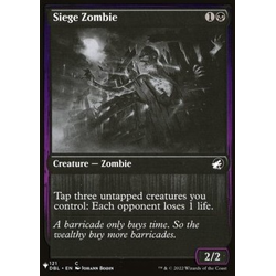 Magic löskort: The List: Siege Zombie
