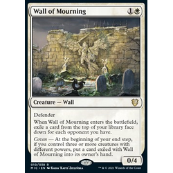 Magic löskort: Commander: Innistrad: Midnight Hunt: Wall of Mourning