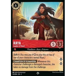 Lorcana Löskort: Rise of the Floodborn: Raya - Leader of Heart (Foil)