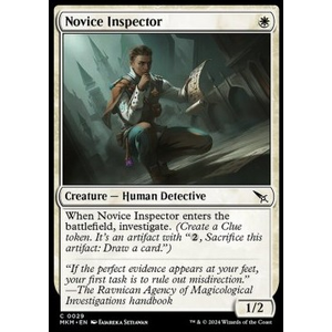 Magic löskort: Murders at Karlov Manor: Novice Inspector (Foil)