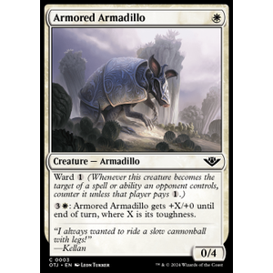 Magic löskort: Outlaws of Thunder Junction: Armored Armadillo