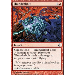 Magic Löskort: Premium Deck - Fire and Lightning: Thunderbolt (Foil)