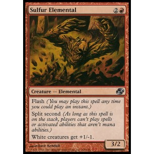 Magic löskort: Planar Chaos: Sulfur Elemental (Foil)