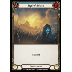 FaB Löskort: Welcome to Rathe Alpha: Sigil of Solace (Blue)