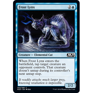 Magic löskort: Core Set 2020: Frost Lynx