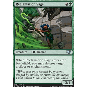 Magic löskort: Commander 2014: Reclamation Sage