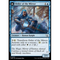 Magic löskort: March of the Machine: Order of the Mirror // Order of the Alabaster Host (Foil)
