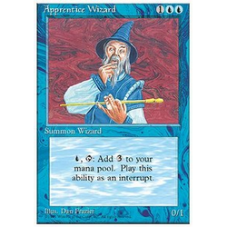 Magic löskort: 4th Edition: Apprentice Wizard