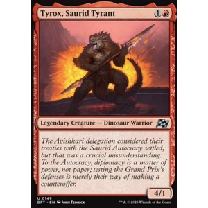 Magic löskort: Magic: Aetherdrift: Tyrox, Saurid Tyrant