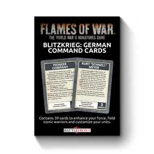 Flames of War: Early War Blitzkrieg German Command Cards