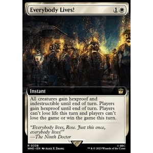 Magic löskort: Universes Beyond: Doctor Who: Everybody Lives! (alternative art)